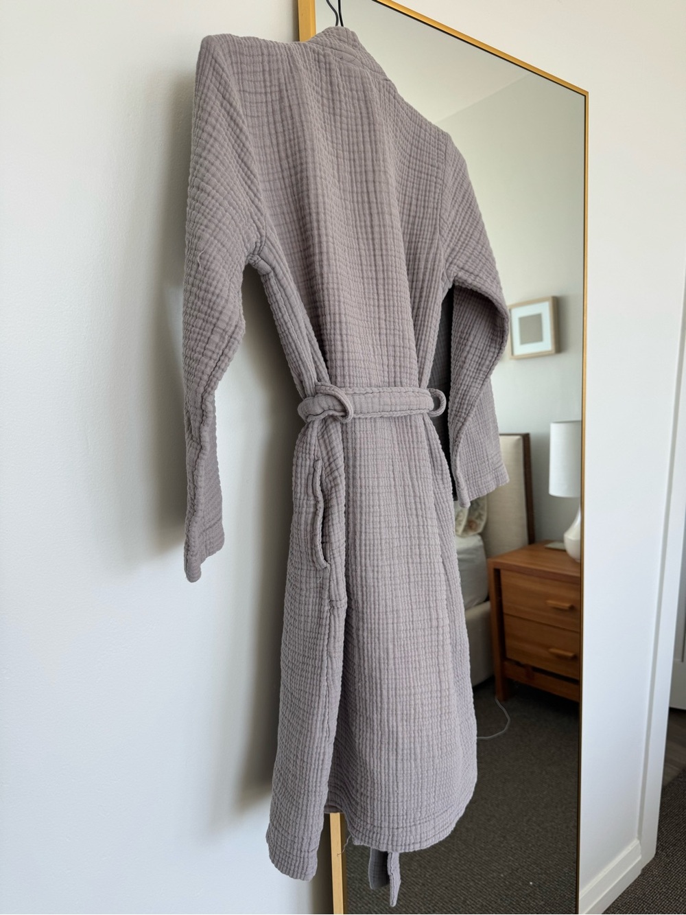 Parachute Cloud Cotton Robe - Taupe - Picture 2 of 3